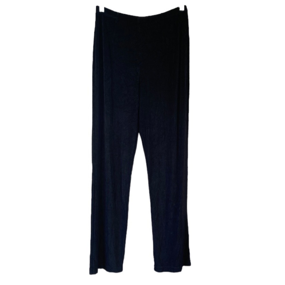 Chico's Travelers Size 1 Black Straight-Leg Pants
